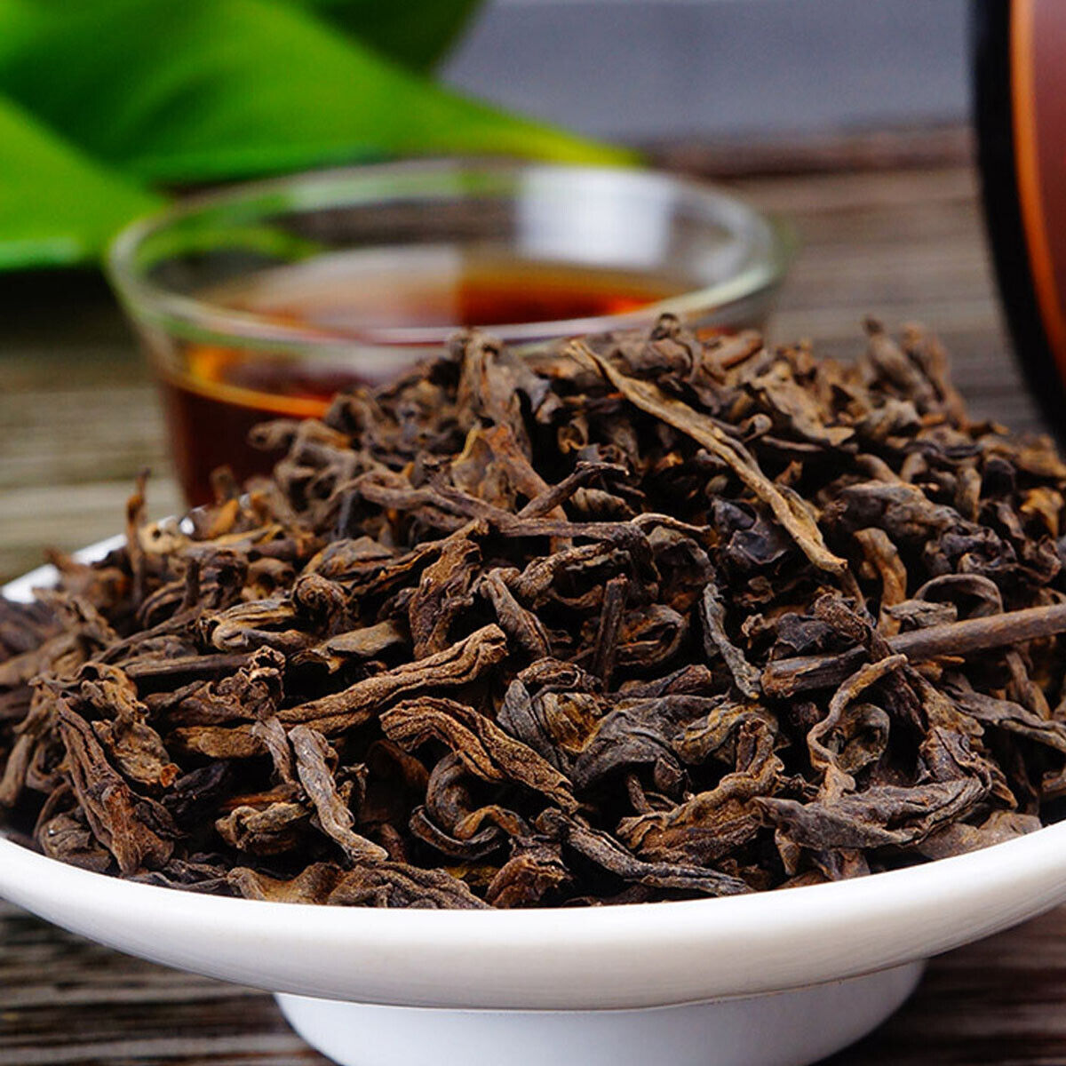 HelloYoung Barrel Black Tea High Mountain Organic China Yunnan Puerh tea Cooked Tea 250g