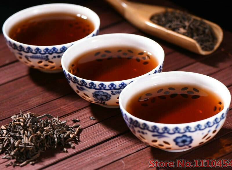 HelloYoung Healthy Drink Ripe Puerh Black Tea loose Leaf Top Grade Yunnan Pu-erh Tea 200g