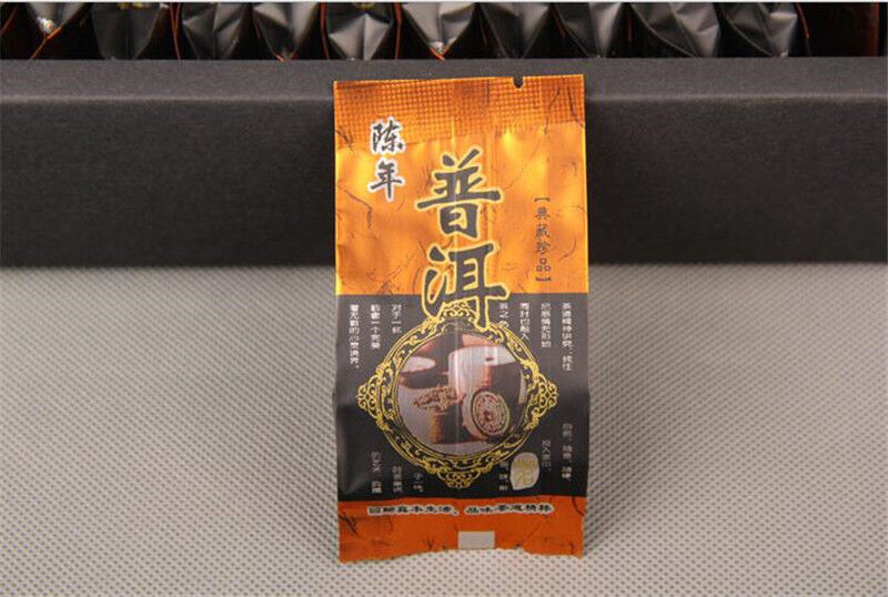 Mini Puer Tea Organic Ripe Puerh Tea Chinese Loose Tea Shu Pu er Tea 25Bags 125g