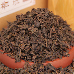 HelloYoungChina Puer tea boxed 120g ripe pu-erh loose Black tea old tree organic health