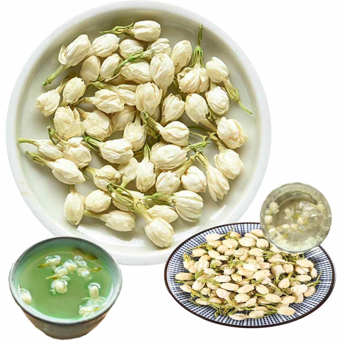 HelloYoung Dried Jasmine Bud Non Aromatic New Weight Loose High Quality Jasmine Flower Tea