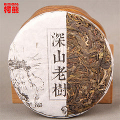 HelloYoungHandmade pu-erh tea 100g raw Pu'er tea ecology old tree organic green sheng puer