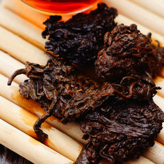 HelloYoung Puerh Tea Black Tea Cooked Tea  Healthy Food Red Shu Cha China Yunnan Tea 500g