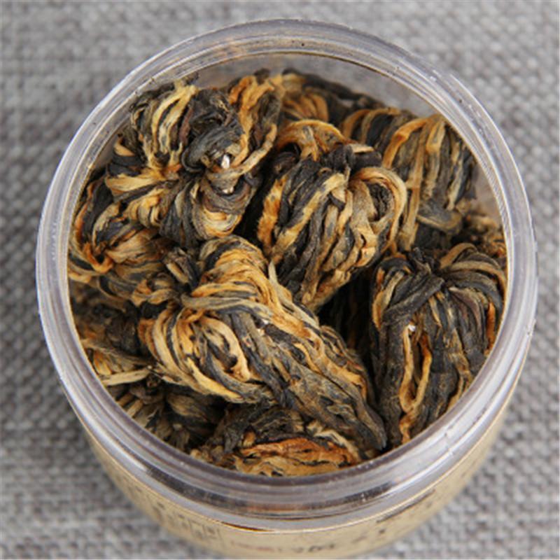 HelloYoung60g Yunnan Dianhong Black Tea Small Pagoda Pu-erh Tea Canned Handmade Black Tea