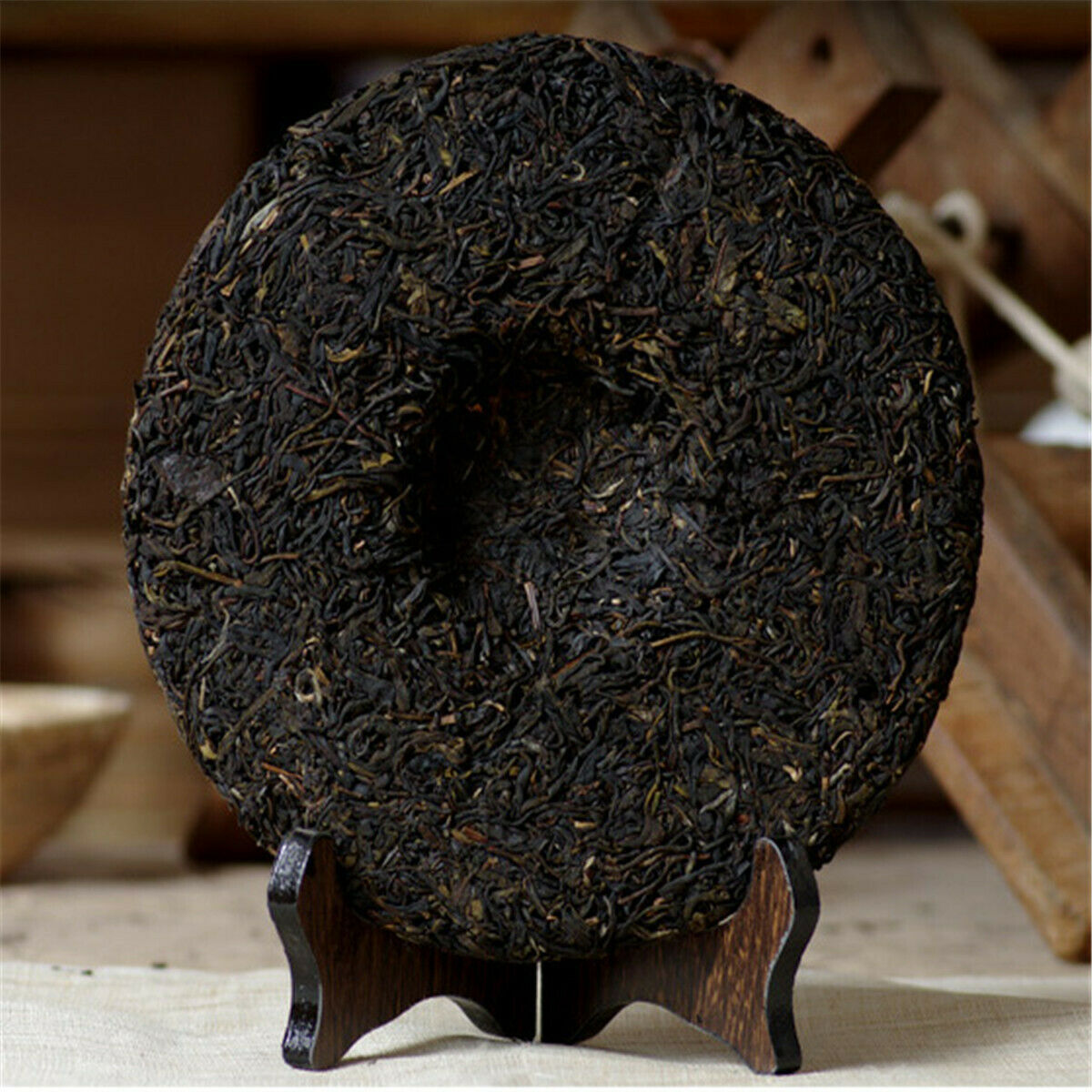 HelloYoung Pu-Erh Tea Ripe Tea Yunnan Purple Bud Puer Old Tree Pure Material Black Tea 357g