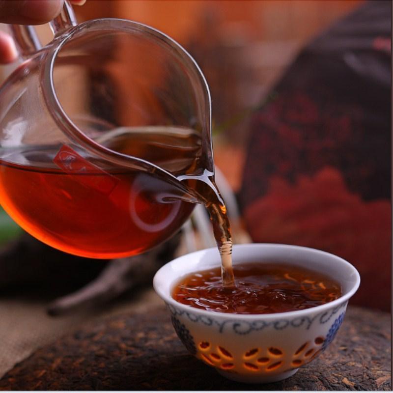 HelloYoungTop grade 200g yunnan original Pu-erh Tea health care tea ripe puerh Black Tea