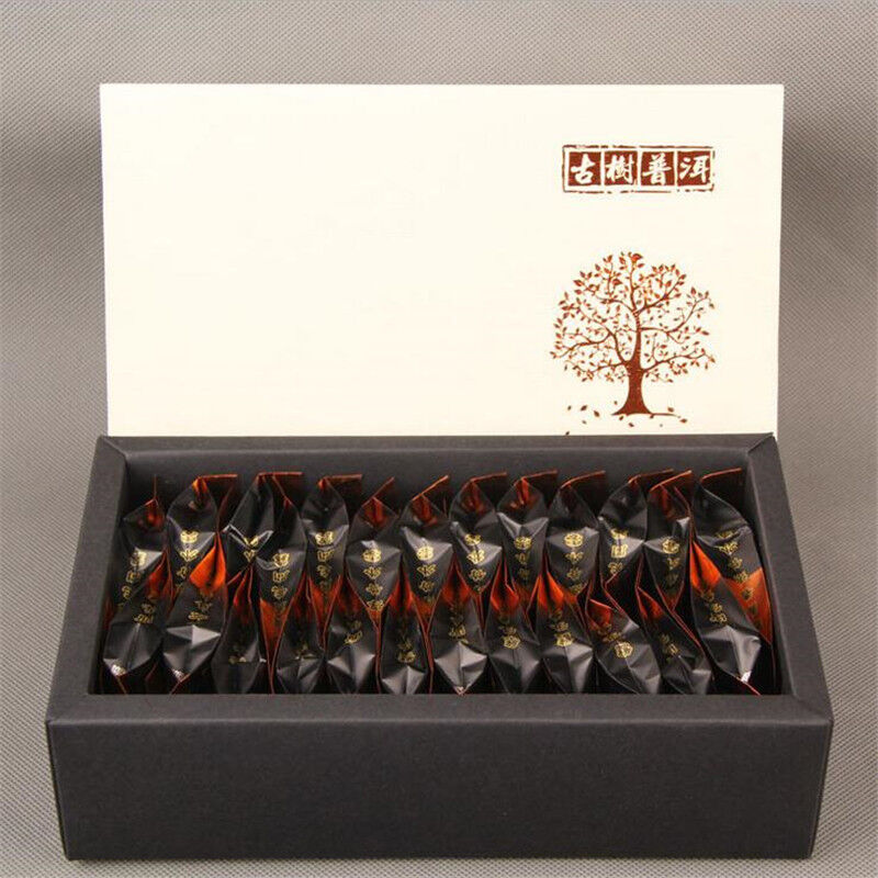 HelloYoung Chinese Yunnan Pu-erh Shu Puerh Mini Puer Tea Ripe Nature Loose Tea 125g 25 Bags