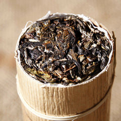 HelloYoung 500g Yunnan Raw Puer Tea BingDao Ancient Pu'er Tree Old Puerh Tea Bamboo Package