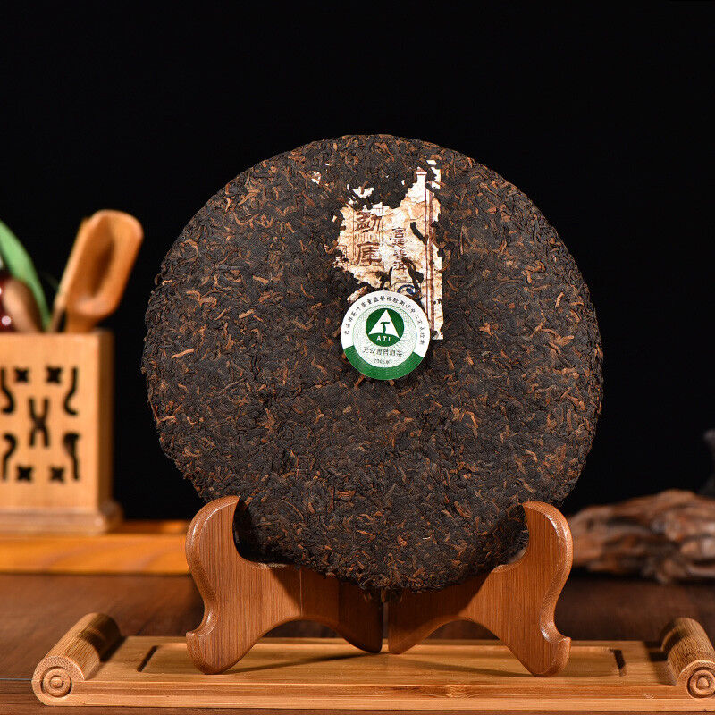 HelloYoung Gong Ting Royal Old Puer Tea Cake Yunnan Mengku Ripe Pu-erh Tea Black Tea 400g 茶