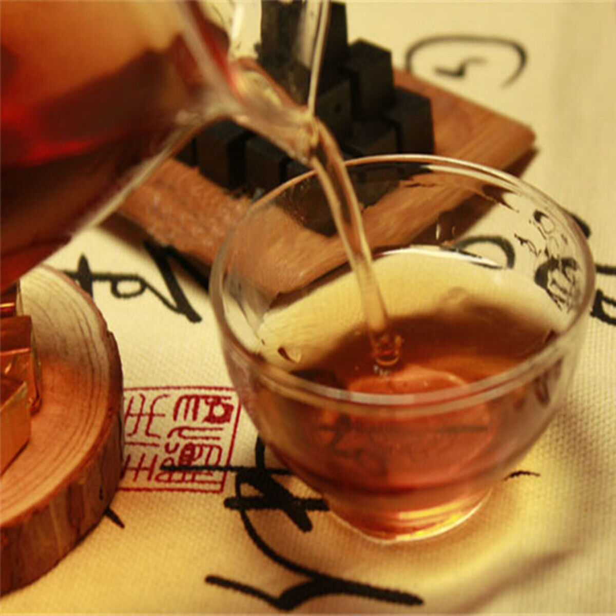 HelloYoung Cream Ripe Shu Cha Gao Yunnan Chinese Health Care Tea Puer Tea Pu erh Tea 20 Pcs