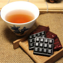 HelloYoung Puerh Shu Puer Resin Pu-Erh Chinese Yunnan Cream Cha GaoRipe Tea Black Tea 5Pcs