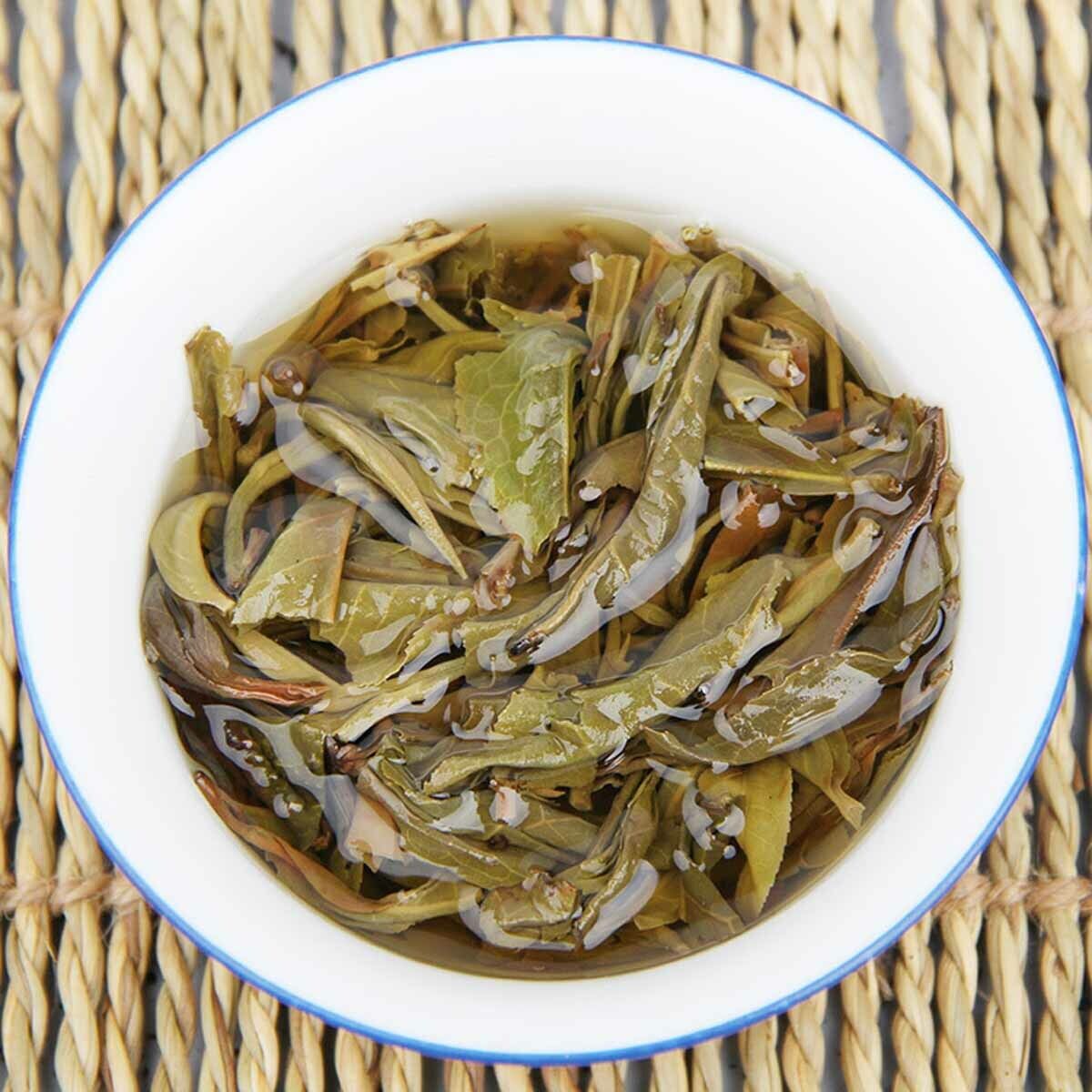 HelloYoung Chinese High Quality Sheng Pu-erh Brick Green Food Cha Puer Old Tree Tea 1kg