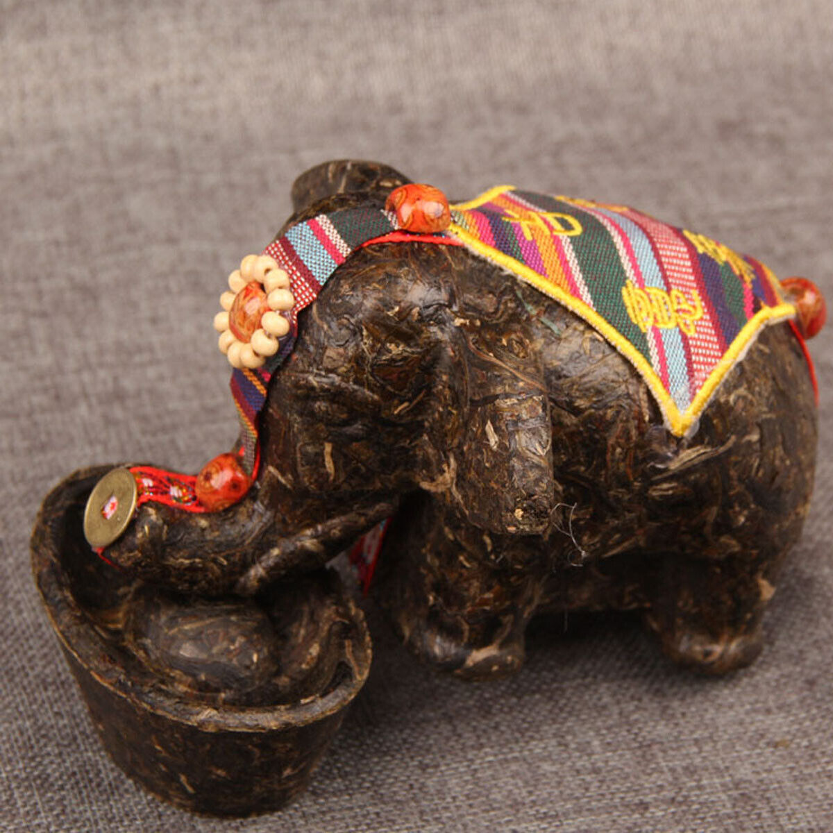HelloYoung Lucky Creative Gift Puer Tea Craft Cha Puer Sheg Cha Carving Gifts Green Food