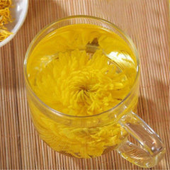 HelloYoungOrganic Gold HuangJu Tea 4 pieces Chrysanthemum tea a Large Cup of Herbal Tea in Summer