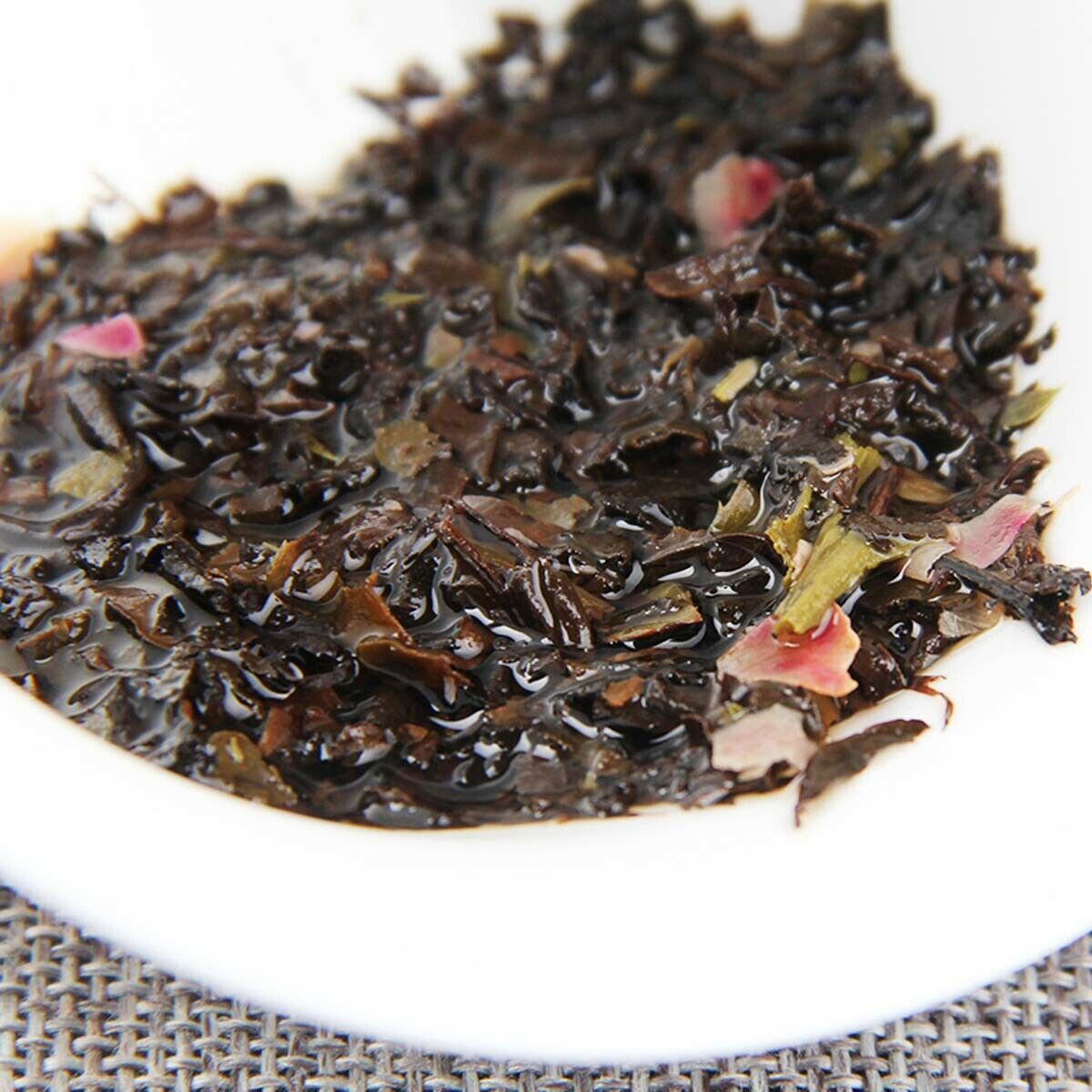 HelloYoung Ripe Puerh Tea Mini Tuo Tea Rose  Chinese Yunnan Cooked Black Tea Healthy Care