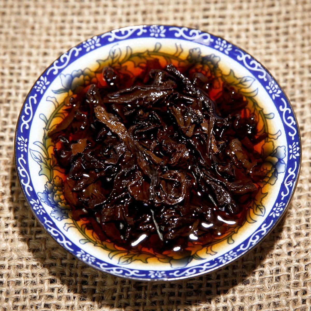 HelloYoung China Yunnan Mountain Big Tree Health Care Puerh tea Black Tea Cooked Tea 357g