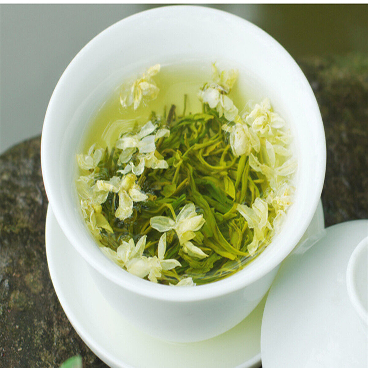 HelloYoung 50g Jasmine Flowers Green Tea Jasmine Flurries Chinese Green Tea Jasmine Flower
