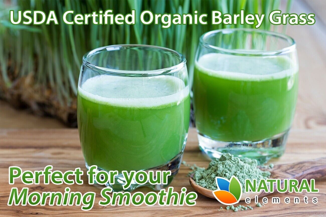 Barley Grass Powder - USDA Certified Organic Barley Grass Powder - Non-GMO