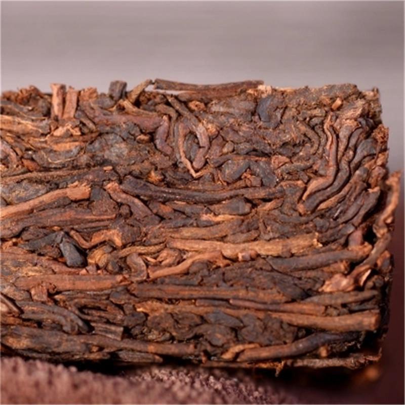 HelloYoung Cooked Pu'er Tea Shu Pu'er Brick Top-Grade Old Pu-erh Tea Class Puerh Tea 200g