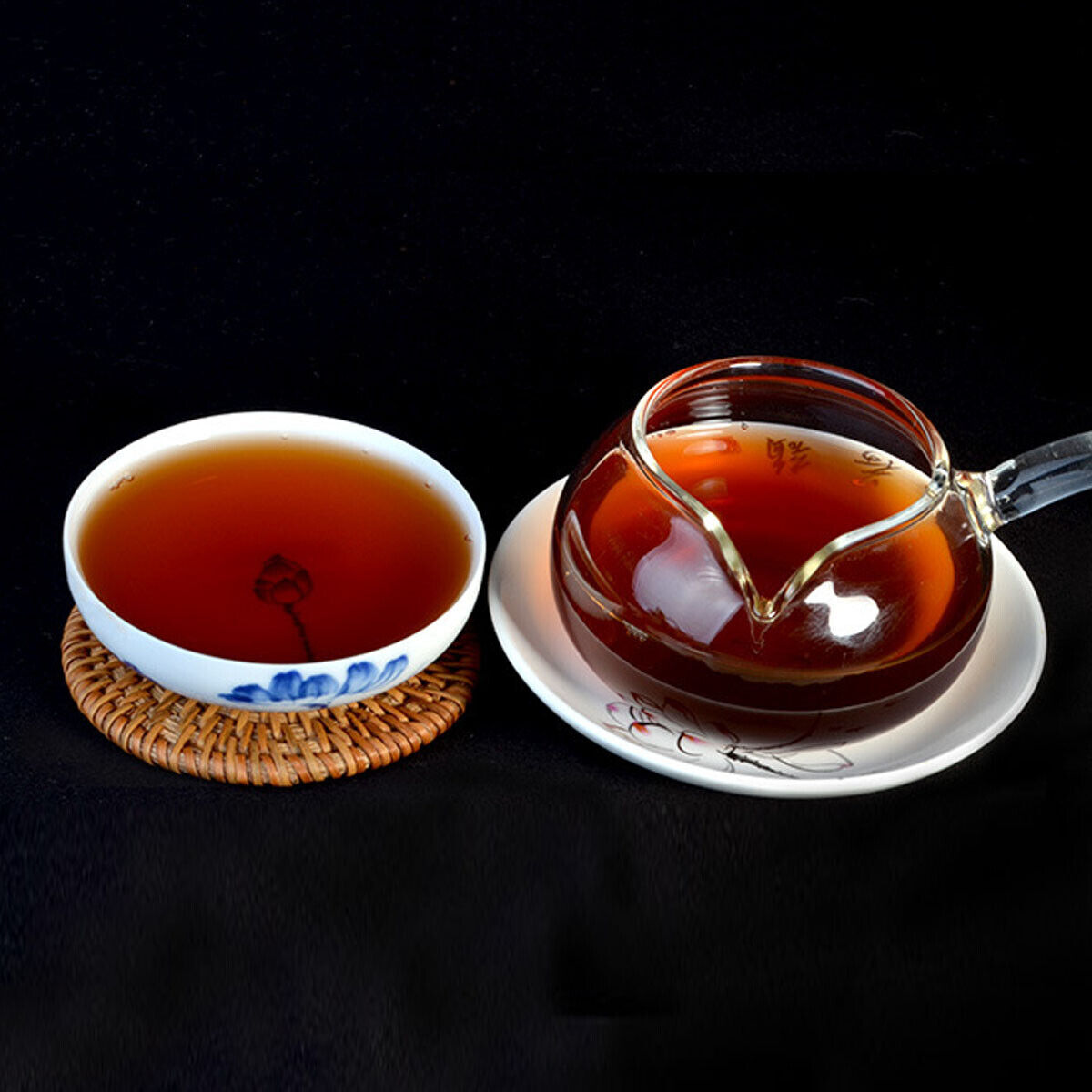 HelloYoung Menghai Chinese fermented Old Yunnan Puer Tea Cake Organic Ripe Pu-erh Tea 357g