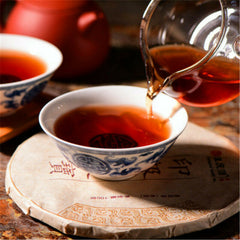 HelloYoung 100g Palace Small Brick Puer Tea Puerh Tea Pu Er Cooked Tea Yunnan Green Food