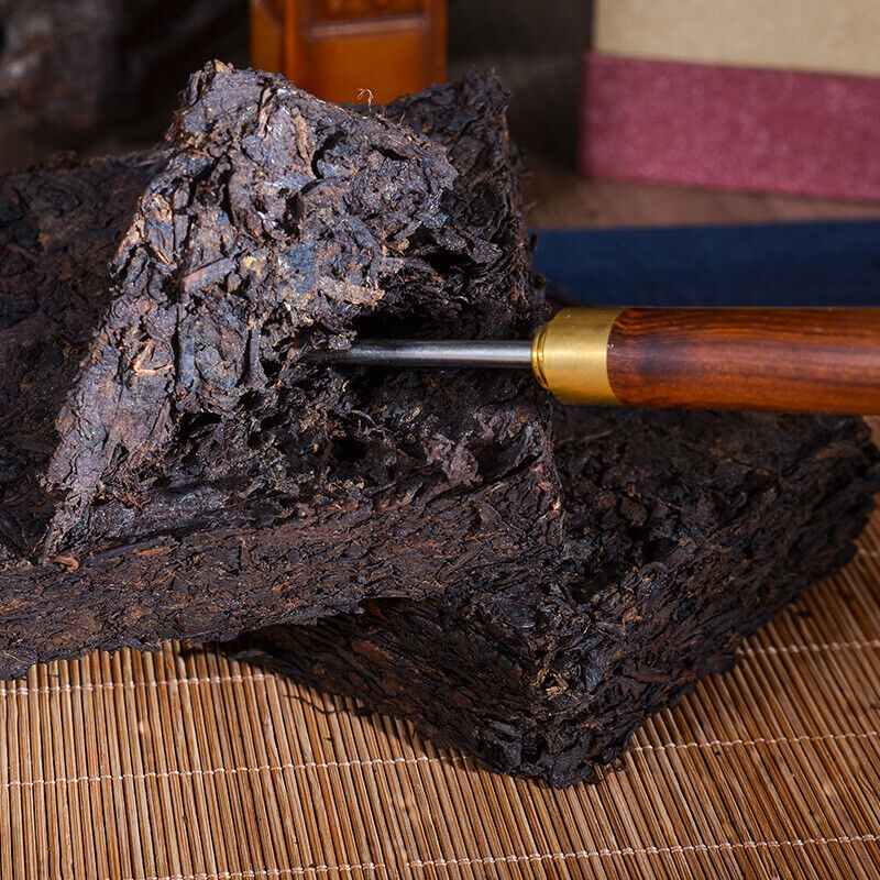 HelloYoung High Quality Cooked Puer Tea Yunnan Menghai Handmade Ripe Pu erh Tea Brick 250g