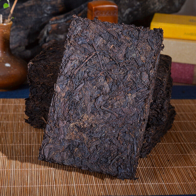 HelloYoung High Quality Cooked Puer Tea Yunnan Menghai Handmade Ripe Pu erh Tea Brick 250g