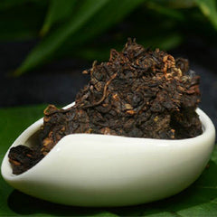 HelloYoung Black Tea Original Pu'er Tea Premium Ripe Pu-erh Tea Cake Cooked Puerh Tea 357g