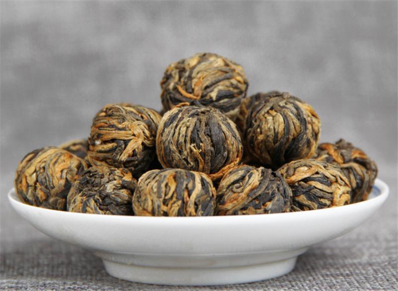 HelloYoung Chinese Yunnan Dianhong Black TeaHandmade Small Golden Ball Canned Black Tea 60g