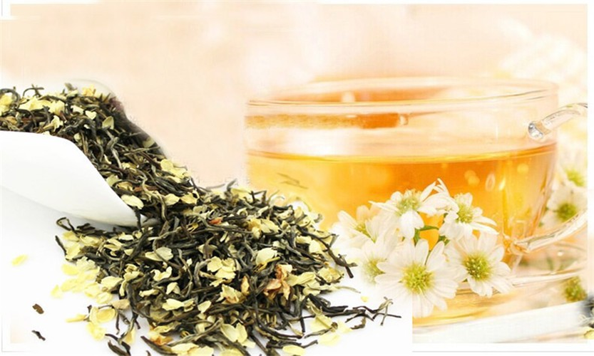 HelloYoung Chinese Tea Green Jasmine Flower Jasmine Flowers Green Tea Jasmine Flurries 50g