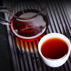HelloYoung Puerh Tea Black Tea Cooked Tea  Healthy Food Red Shu Cha China Yunnan Tea 500g