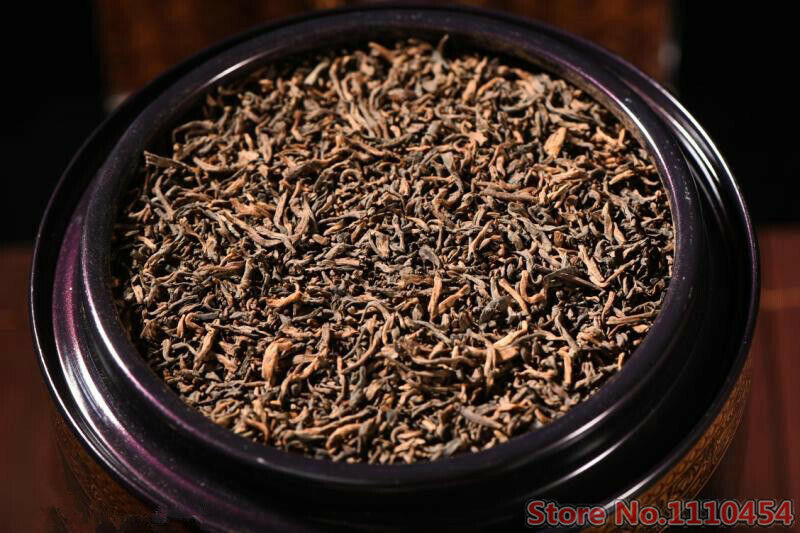 HelloYoung Healthy Drink Ripe Puerh Black Tea loose Leaf Top Grade Yunnan Pu-erh Tea 200g