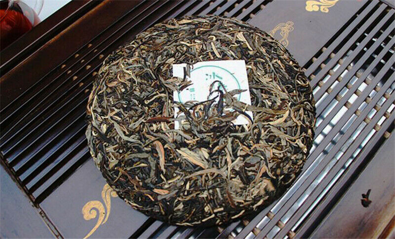 HelloYoung 357g Yunnan Raw Puer Tea Cake Sheng Pu-erh Tea Bingdao Old Tree Green Tea Health