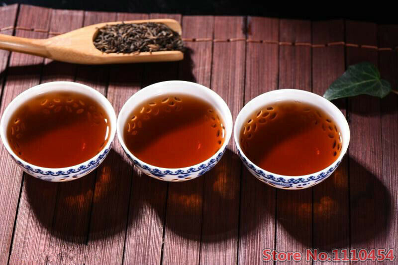 HelloYoung Healthy Drink Ripe Puerh Black Tea loose Leaf Top Grade Yunnan Pu-erh Tea 200g