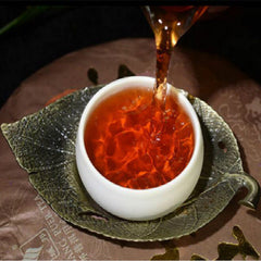 HelloYoung Black Tea Original Pu'er Tea Premium Ripe Pu-erh Tea Cake Cooked Puerh Tea 357g