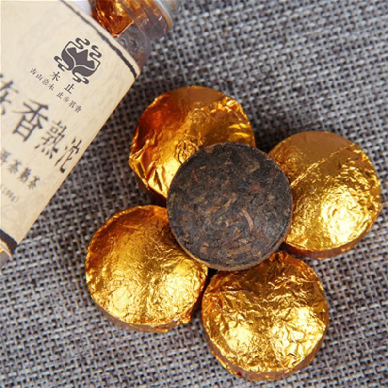 HelloYoung100g Yunnan Canned Puerh Chen Xiang Small Pu-erh Tuocha Puer Tea Pu Er Ripe Tea