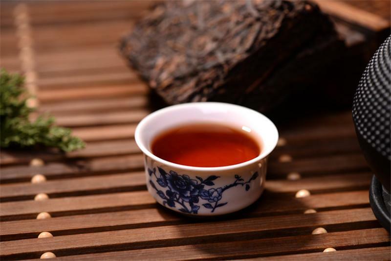 HelloYoung Cooked Pu'er Tea Shu Pu'er Brick Top-Grade Old Pu-erh Tea Class Puerh Tea 200g