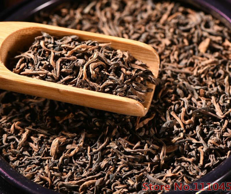 HelloYoung Healthy Drink Ripe Puerh Black Tea loose Leaf Top Grade Yunnan Pu-erh Tea 200g