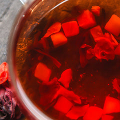 HelloYoung Fresh Flower Fruit Grain Tea Handmade Luoshen Hibiscus Healthy Food Scented Tea