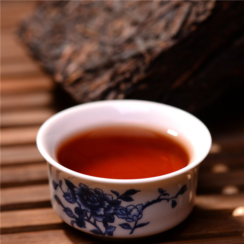 HelloYoung Cooked Pu'er Tea Shu Pu'er Brick Top-Grade Old Pu-erh Tea Class Puerh Tea 200g