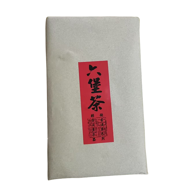 500g Liu Pao Rice Brick Tea Guangxi Aged Liubao Tea Black Tea Dark Tea