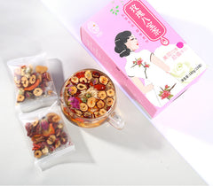 HelloYoung Health Care Natural Babao Tea Includes Longan Rose Jujube Herbal Tea 180g 15 Bag