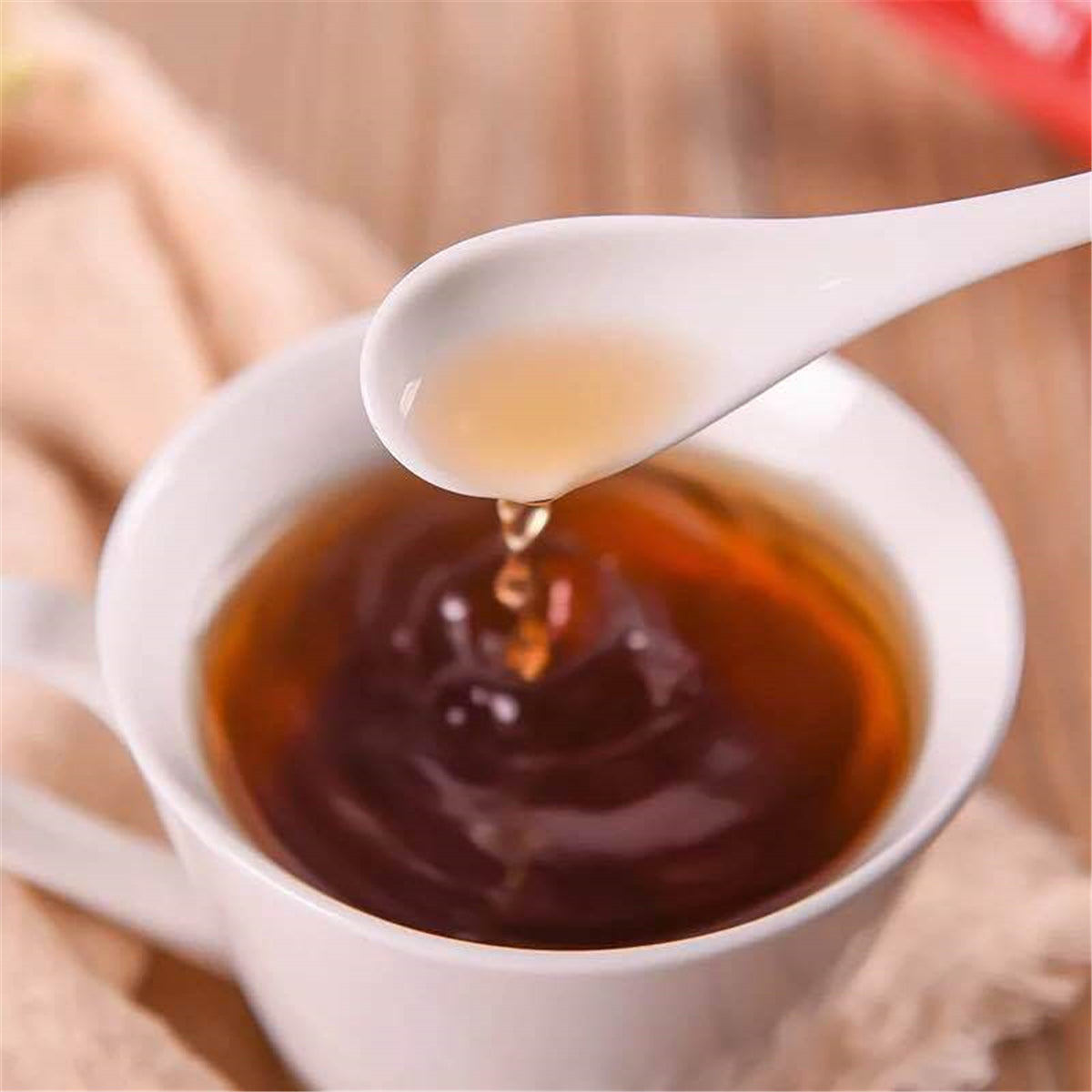 HelloYoung1-50 pcs Sweet Brown Sugar Ginger Tea Candy Instant Tea Women Health Care Nourishing Black Tea