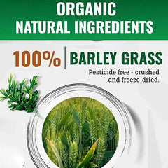 HelloYoung Unsweetened Premium Organic Barley Grass Powder 250g Non-GMO Gluten-Free Soy-Free Vegan & Paleo – Daily Greens Booster