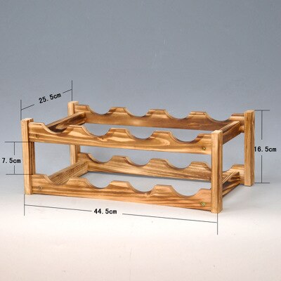 Quality Wooden Wine Bottle Holders Creative Practical Collapsible Living Room Decorative Cabinet Red Wine Display Storage Racks