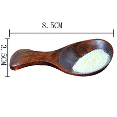 1Pcs Hot Selling Small Little Mini Natural Wooden Spoon Scoop Tea Honey Coffee Condiment Salt Sugar Spoon