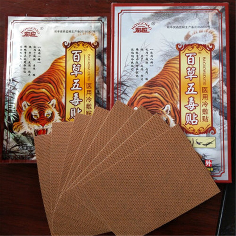 8Pcs/bag Tiger Balm Pain Relief Patch Chinese Medical Knee Shoulder Neck Waist Arthritis Health Care Plaster C1583