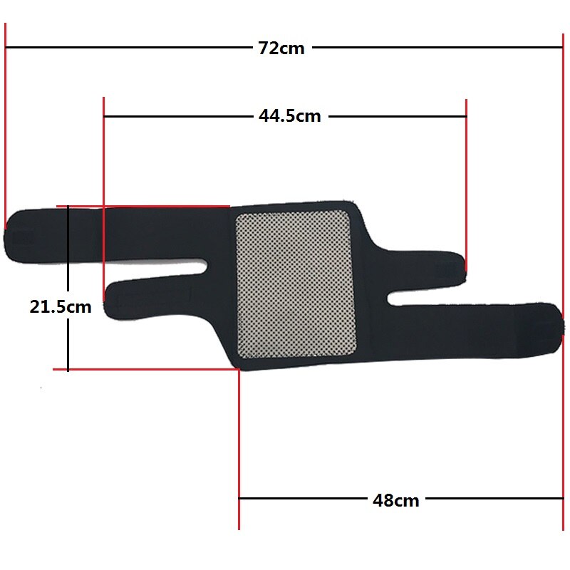Knee Brace Support Kneepad Protector Tourmaline Self heating Belt Magnetic Protective Knee Massage Therapy Arthritis 2 PCS/lot