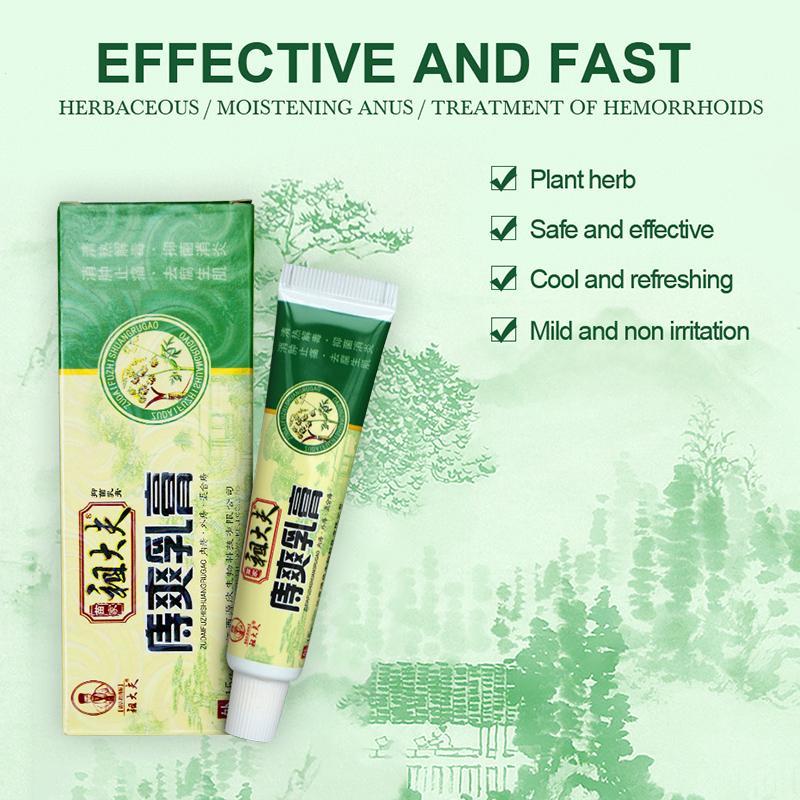 Medicine Hemorrhoids Ointment Plant Herbal Materials Powerful Cream Internal Hemorrhoids Piles External Anal Fissure Plaster