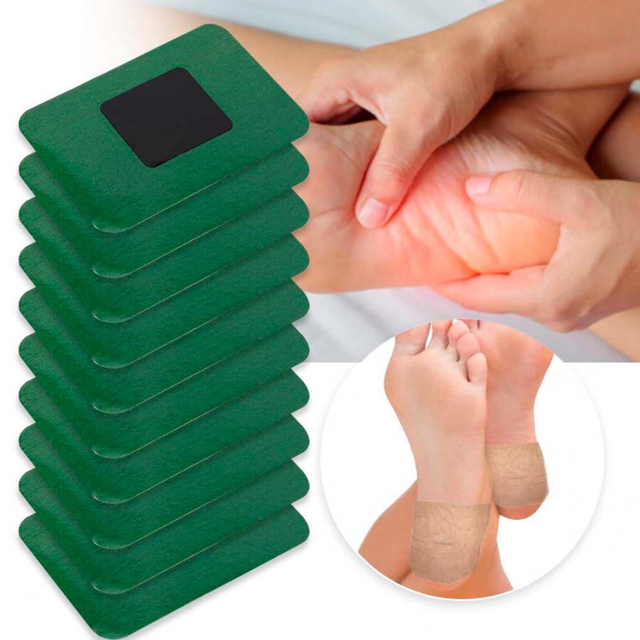 10Pcs/lot  Medical Heel Spur Patch Pain Relief Calcaneal Spur Plaster Moxibustion Foot Care Treatment Sticker Health Care Tools